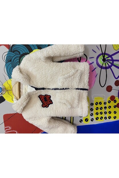 Erkek Bebek Peluş Mont