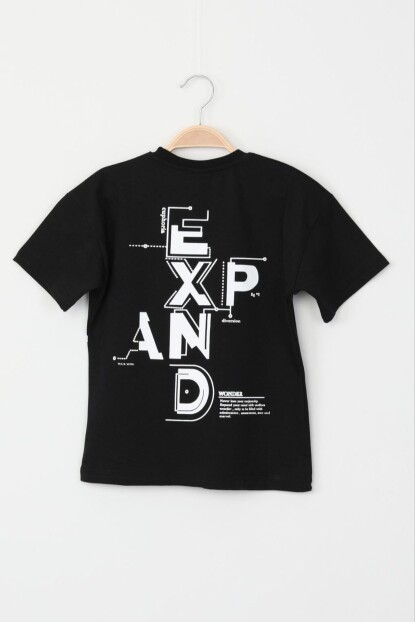 ERKEK CEPLİ ARKA BASKILI T-SHİRT