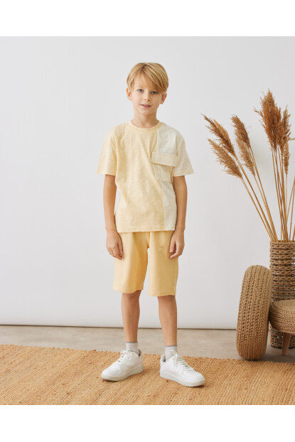 ERKEK CEPLİ ŞORTLU TAKIM