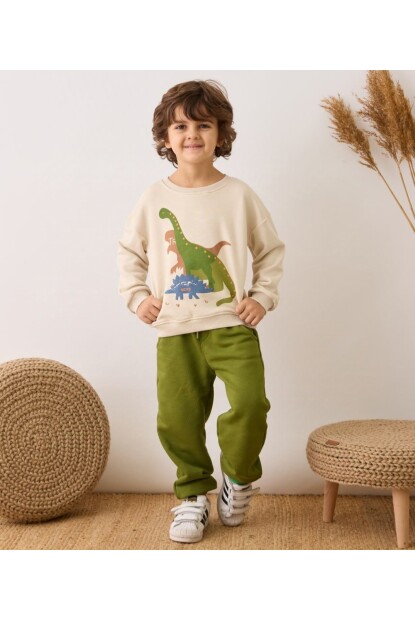 ERKEK DİNOZOR BASKILI EŞOFMAN TAKIMI