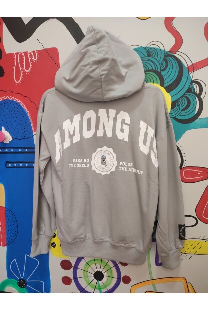 ERKEK FERMUARLI KAPŞONLU HIRKA