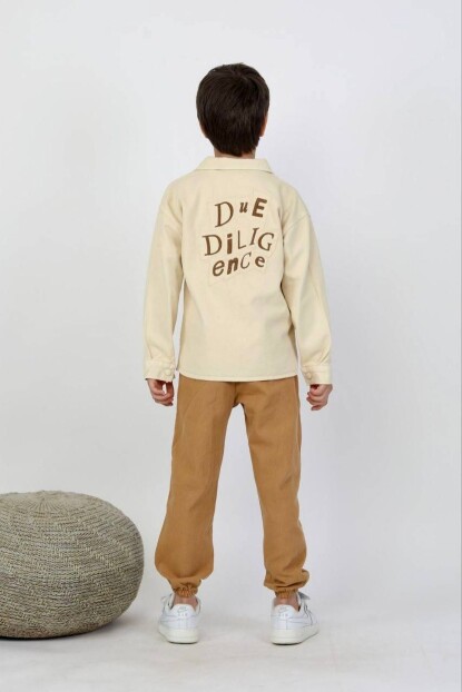 ERKEK GABARDİN NAKİŞLİ CEKET