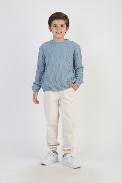 ERKEK GABARDİN PANTOLONLU TRİKO KAZAK TAKIM