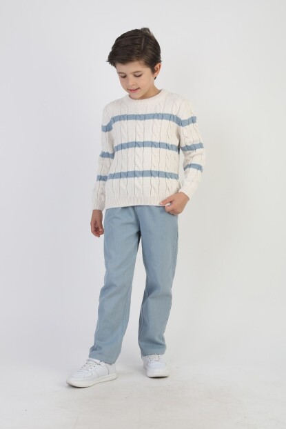 ERKEK GABARDİN PANTOLONLU TRİKO KAZAK TAKIM