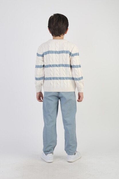 ERKEK GABARDİN PANTOLONLU TRİKO KAZAK TAKIM