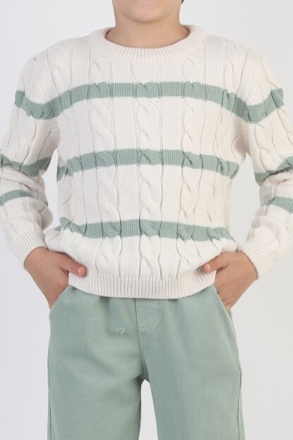 ERKEK GABARDİN PANTOLONLU TRİKO KAZAK TAKIM