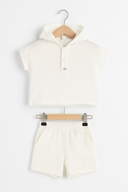 ERKEK KAPŞONLU MÜSLİN TAKIM