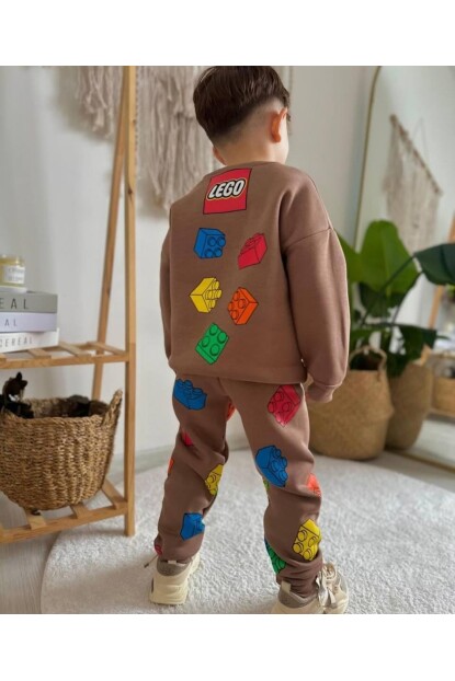 ERKEK LEGO BASKILI EŞOFMAN TAKIMI