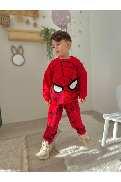 ERKEK SPIDERMAN DESENLİ EŞOFMAN TAKIMI