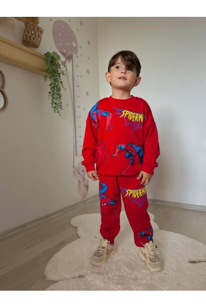 ERKEK SPİDERMAN DESENLİ EŞOFMAN TAKIMI