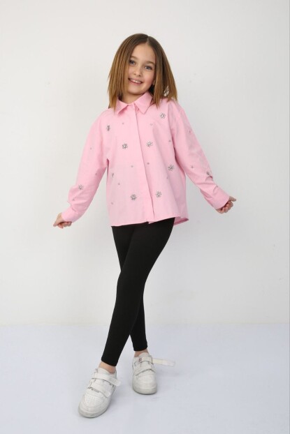 TAŞLI POPLİN GÖMLEK