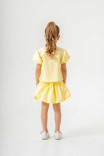 KIZ BALON ETEKLİ DOKUMA TAKIM