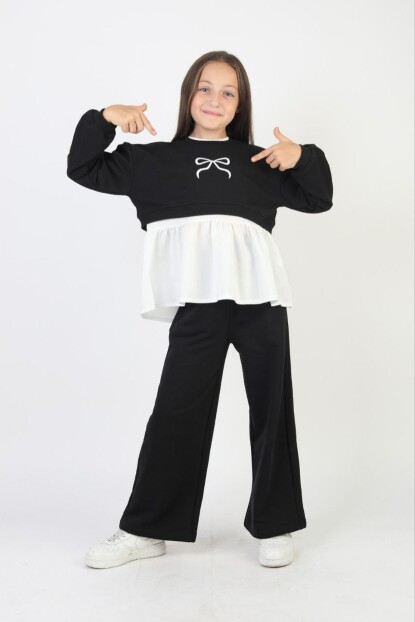 KIZ FİYONK NAKIŞLI 3LÜ TAKIM