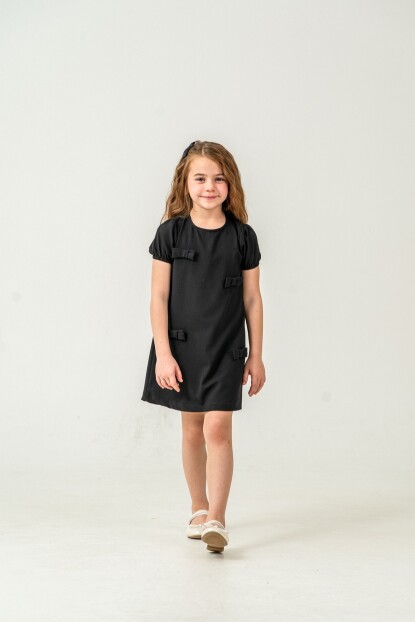 KIZ FİYONK SÜSLEMELER DOKUMA ELBİSE