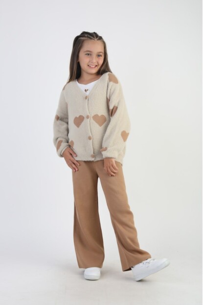 KIZ KALPLİ  HIRKALI TRİKO TAKIM