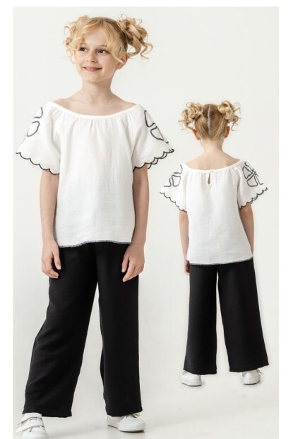 KIZ KOL DETAYLI DOKUMA TAKIM