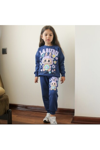 KIZ LABUBU DESENLİ EŞOFMAN TAKIMI