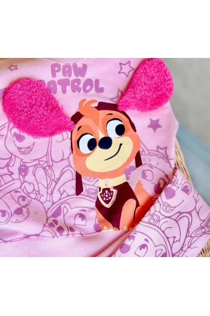 KIZ PAW PATROL DESENLİ TAYTLI TAKIM