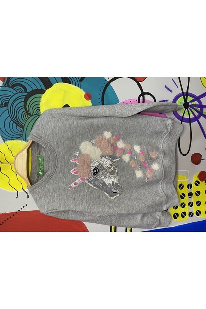 Kız Unicorn Sweatshirt