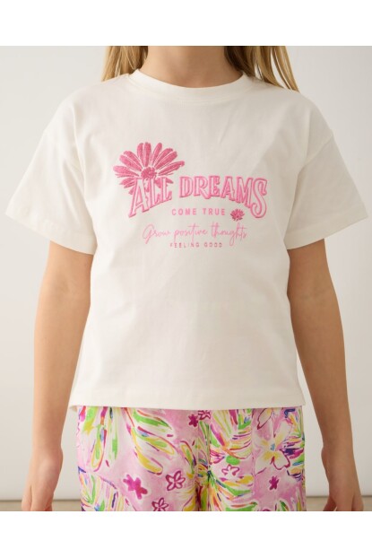 KIZ VİSKON PAMUKLU KUMAŞ PANTOLON TAKIM