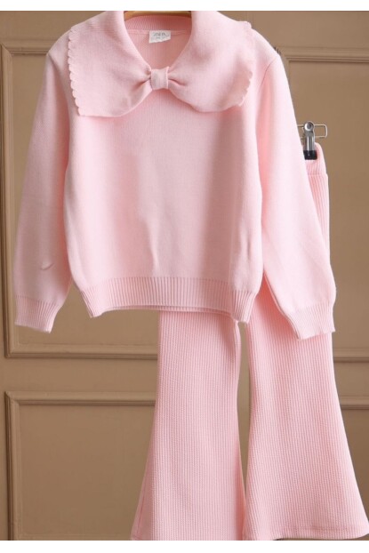 KIZ FİYONKLU YAKA TRİKO TAKIM