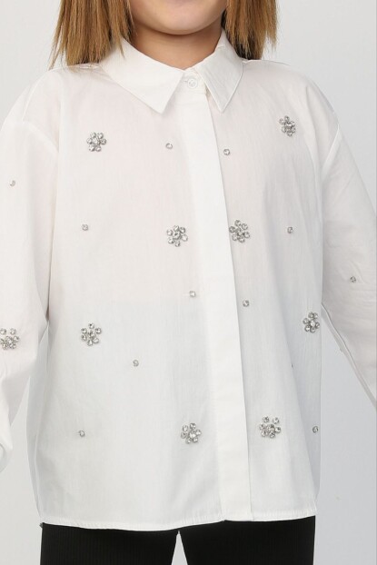 TAŞLI POPLİN GÖMLEK