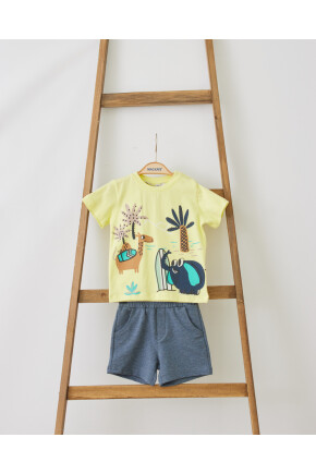 ERKEK BASKILI ŞORTLU TAKIM