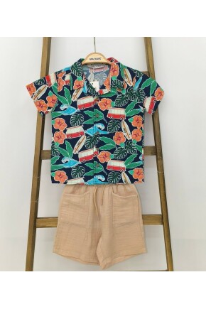 ERKEK BASKILI ŞORTLU TAKIM