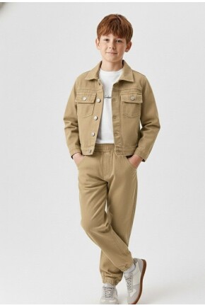 ERKEK CEKETLİ GABARDİN 3LÜ TAKIM