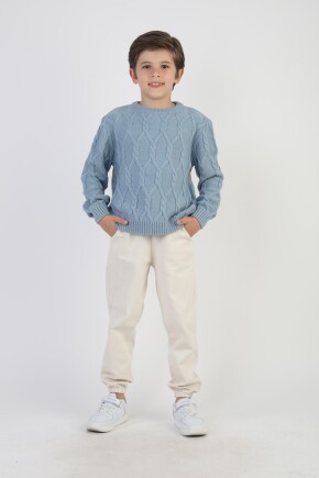 ERKEK GABARDİN PANTOLONLU TRİKO KAZAK TAKIM