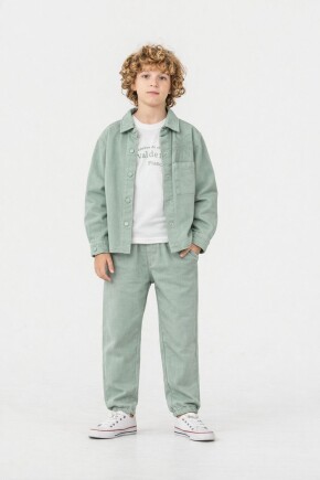 ERKEK OMUZ NAKIŞ DETAYLI 3LÜ TAKIM