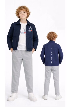 ERKEK PETEKLİ İNTERLOK DOUBLEFACE 3 LÜ TAKIM GARSON BOY