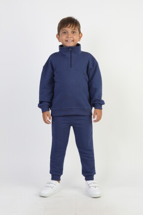 ERKEK YAKA FERMUARLI EŞOFMAN TAKIMI