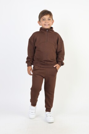 ERKEK YAKA FERMUARLI EŞOFMAN TAKIMI