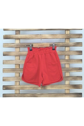 KIZ ÖRME CEPLİ ŞORT