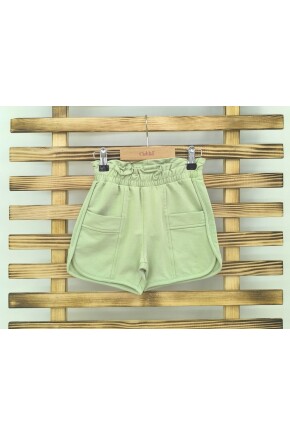 KIZ ÖRME CEPLİ ŞORT