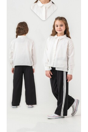 KIZ DOKUMA PANTOLON GÖMLEK TAKIM