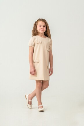 KIZ FİYONK SÜSLEMELER DOKUMA ELBİSE