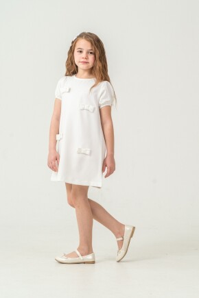 KIZ FİYONK SÜSLEMELER DOKUMA ELBİSE