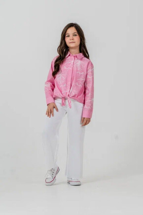 KIZ GÖMLEK PANTOLONLU TAKIM