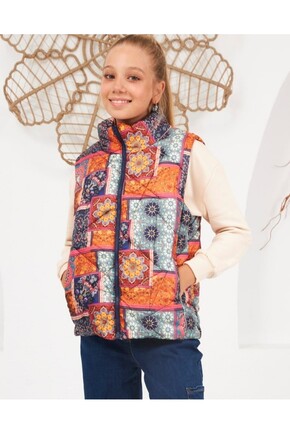 KIZ RENKLİ ŞİŞME YELEK