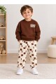 ERKEK DESENLİ RELAX KESİM PANTOLONLU TAKIM
